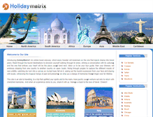 Tablet Screenshot of holidaymatrix.com